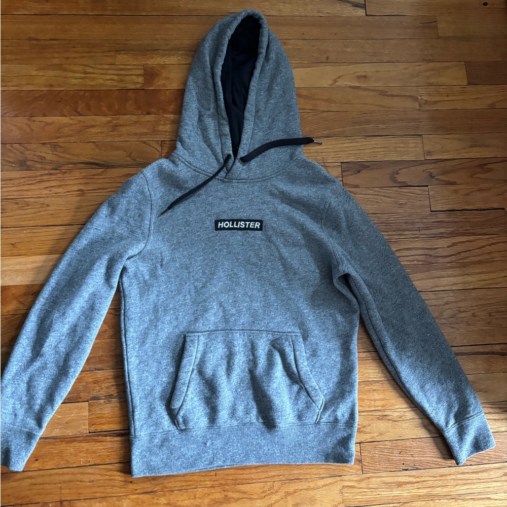 Hollister Charcoal Men's Hoodie